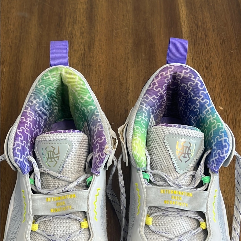 Adidas D.O.N. Issue 3 Autism Speaks Grey Mens Size 11.5 Basketball Shoes GY0321 - Picture 11 of 16